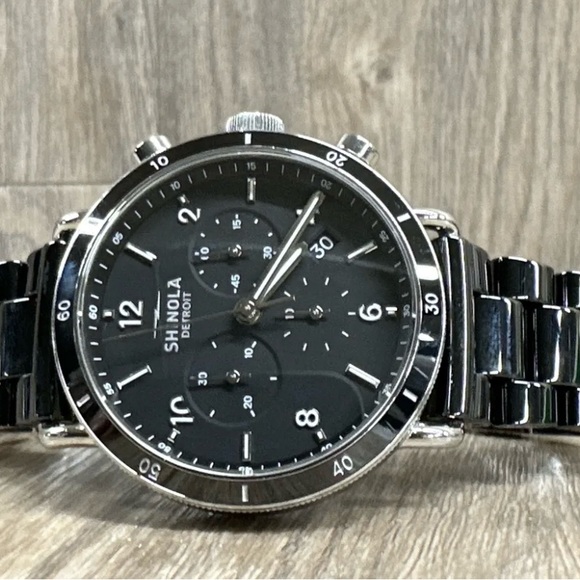 **SOLD** Shinola Canfield Sport Black Ceramic - Picture 5 of 9